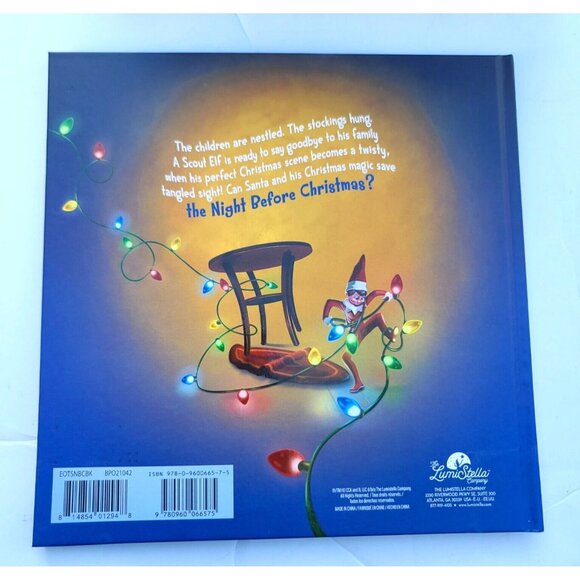 The Elf On The Shelf's Night Before Christmas Hardcover Book Chanda A Bell NEW - Picture 2 of 10
